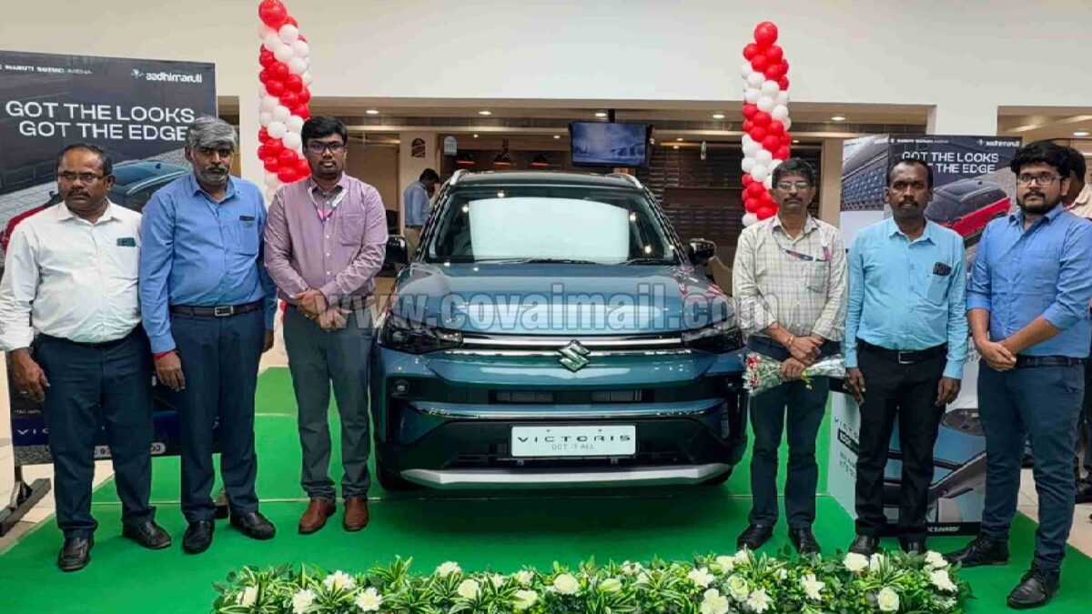 Aadhi Maruti launches VICTORIS Edge Limited Edition in Coimbatore