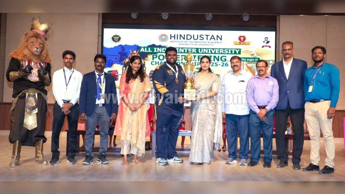 PSG powerlifters help Bharathiar University clinch Overall Title at National Championship