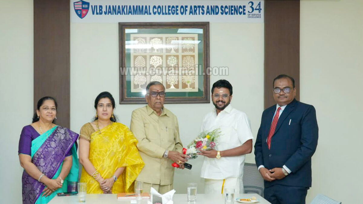 VLB Janakiammal College welcomes 35th UG batch with ‘Vidya Yatra 2026’