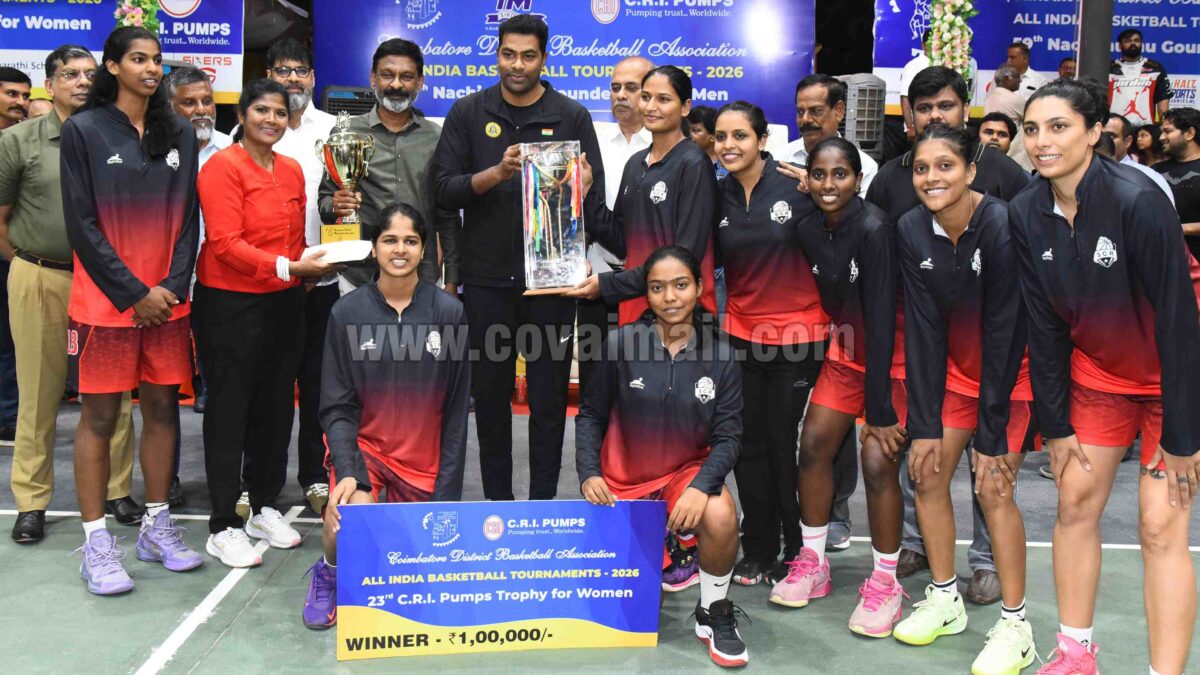 National-level Basketball Tournament : Army, South Central Railway crowned champions