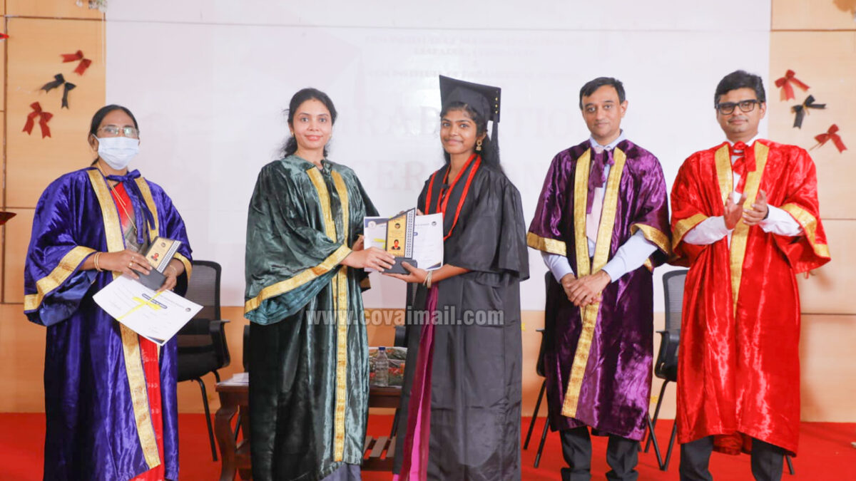 ஜெம் செவிலியர் கல்லூரியில் பட்டமளிப்பு விழா
