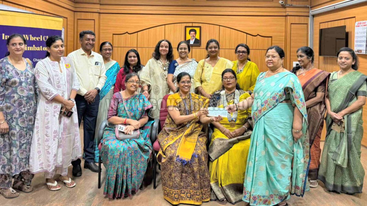 Inner Wheel donates Rs.7.5 lakh+ worth med. equipment to Covai GH