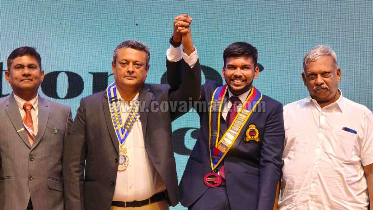 Rotaract District 3206 gets New President