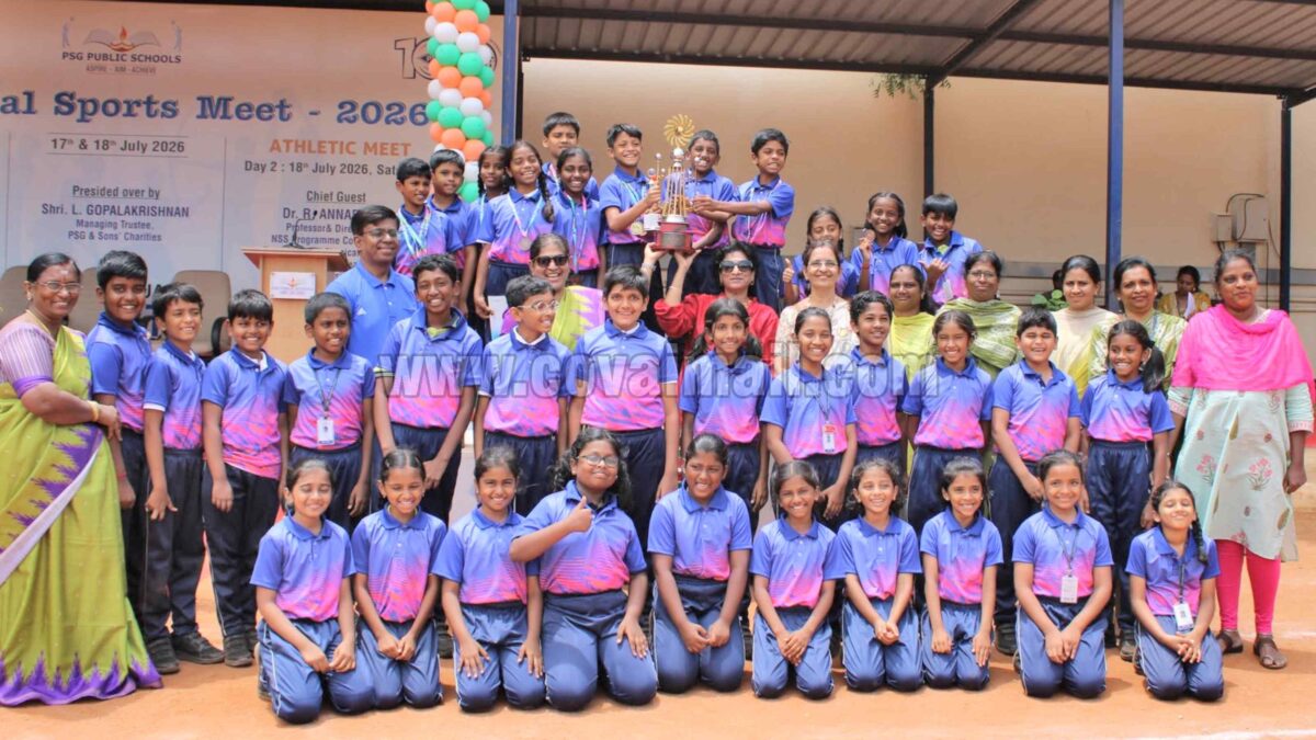 PSG Public Schools organize 25th Annual Sports Meet