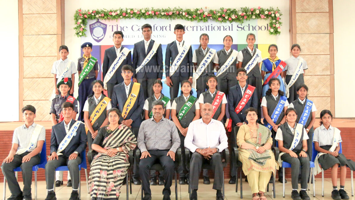 கேம்ஃபோர்ட் பள்ளியில் மாணவர் மன்ற பதவியேற்பு விழா