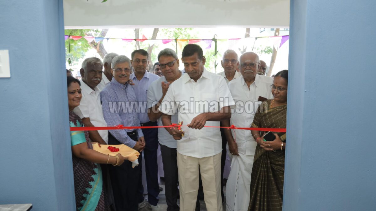 விஜயமங்கலம் அரசு பள்ளிக்கு ரூ.1 கோடி மதிப்பில் கல்வி வசதி வழங்கிய கே.பி.ஆர். நிறுவனம்