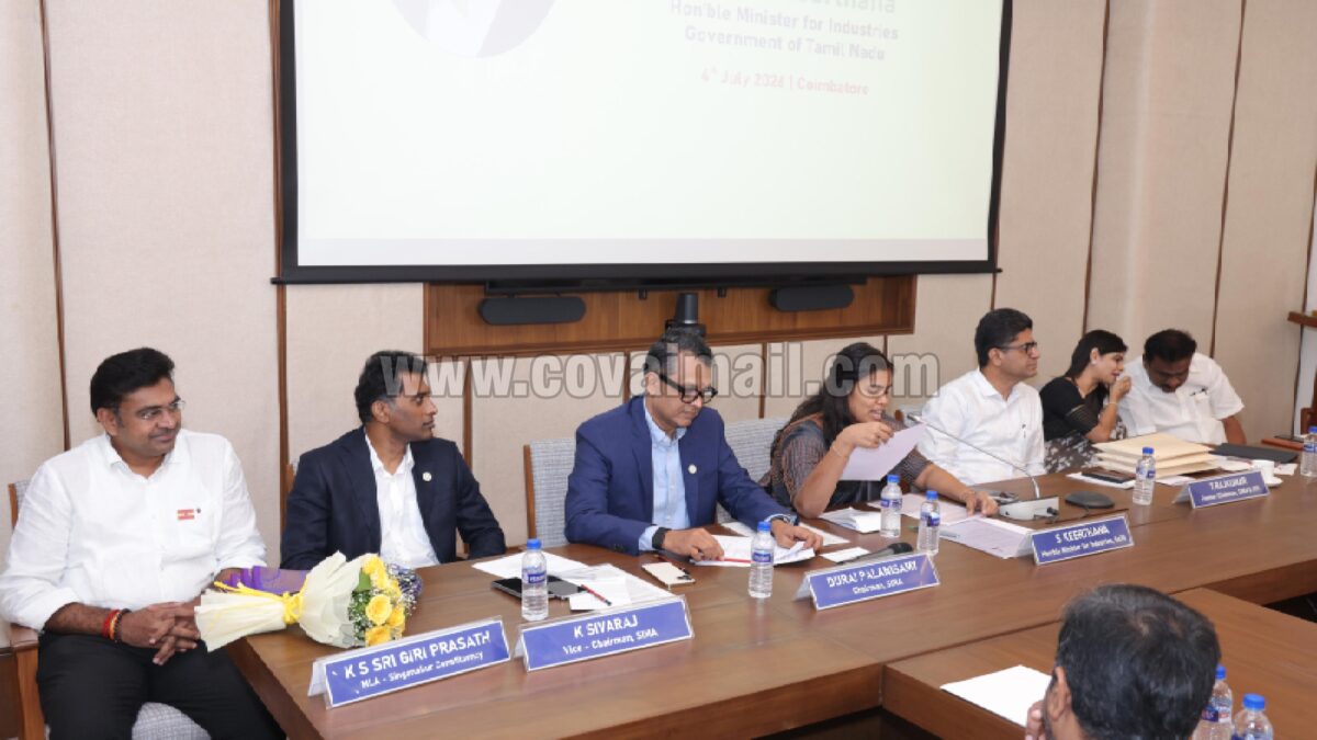 ஜவுளித் தொழிற்துறை கூட்டம்: சைமா நிர்வாகிகளுடன் அமைச்சர் கீர்த்தனா ஆலோசனை
