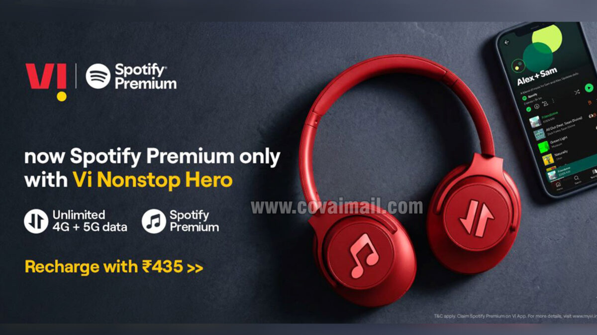 Vi brings Spotify Premium to its prepaid users