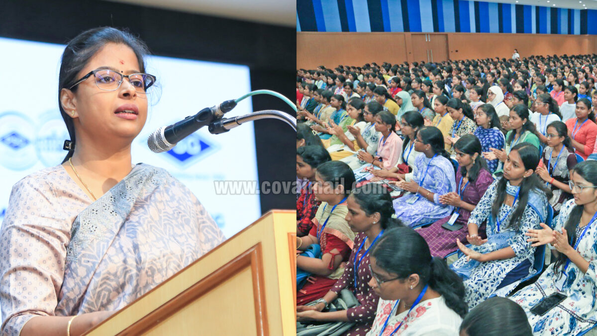 Remain calm and focused in your tough times  Anugraha, Chief Vigilance Officer, Chennai Port Authority, to PSG Tech freshers