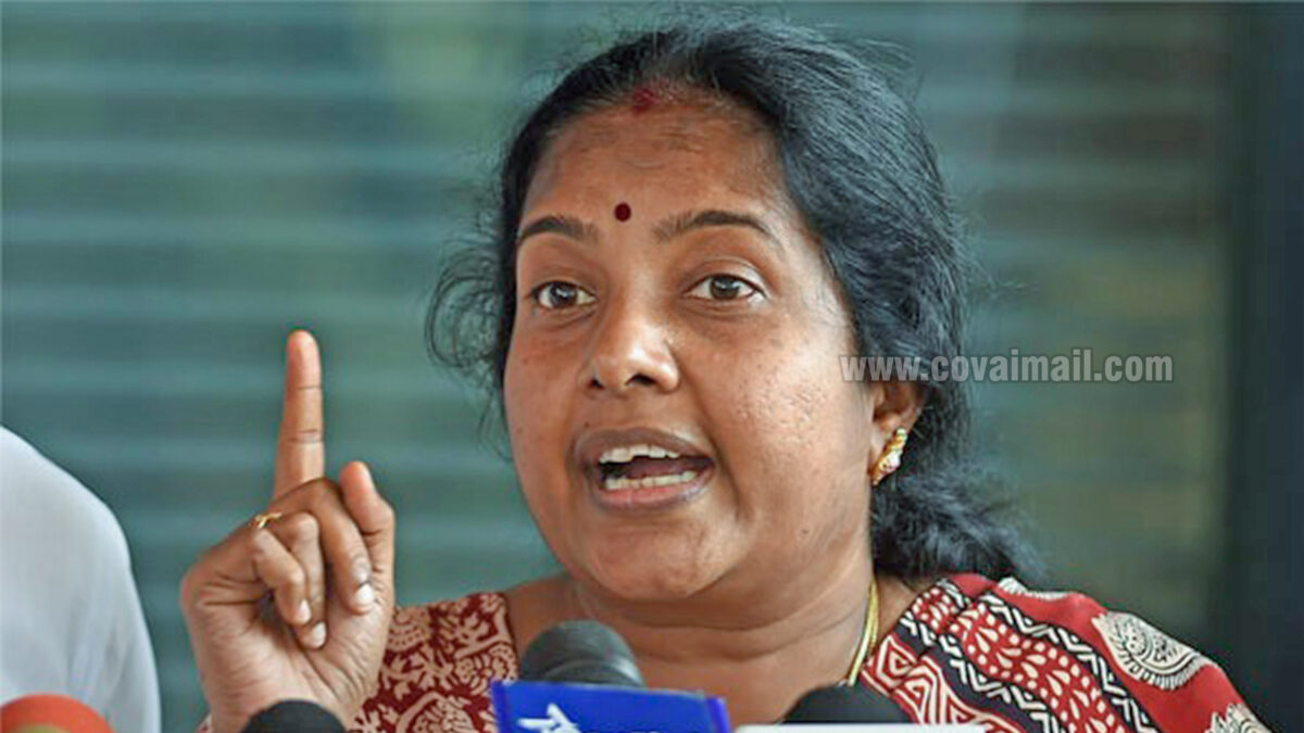 தமிழக வேளாண் பட்ஜெட்டில் விவசாயிகள் நலன் காற்றில் – கேள்வி எழுப்பிய வானதி சீனிவாசன்