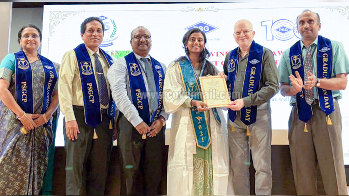 148 graduates receive degrees at PSG Pharmacy’s 20th Graduation; Chief Guest describes PSG as “Perfect Stage for Golden Careers”