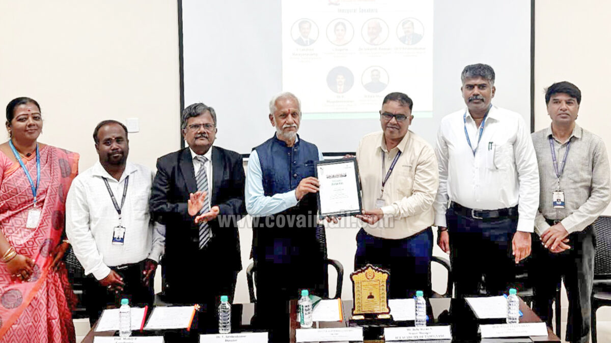 Suguna College of Engineering receives “Centre of Excellence Award” from Infosys and ICT Academy