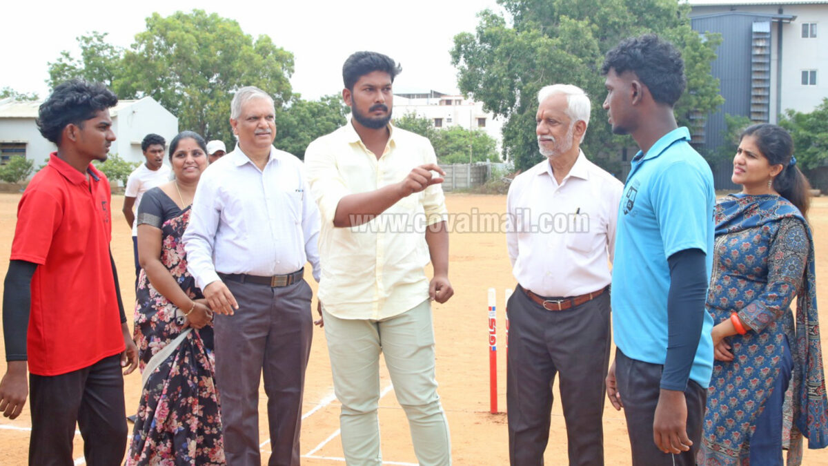 சுகுணா பாலிடெக்னிக் கல்லூரியில் கிரிக்கெட் போட்டி