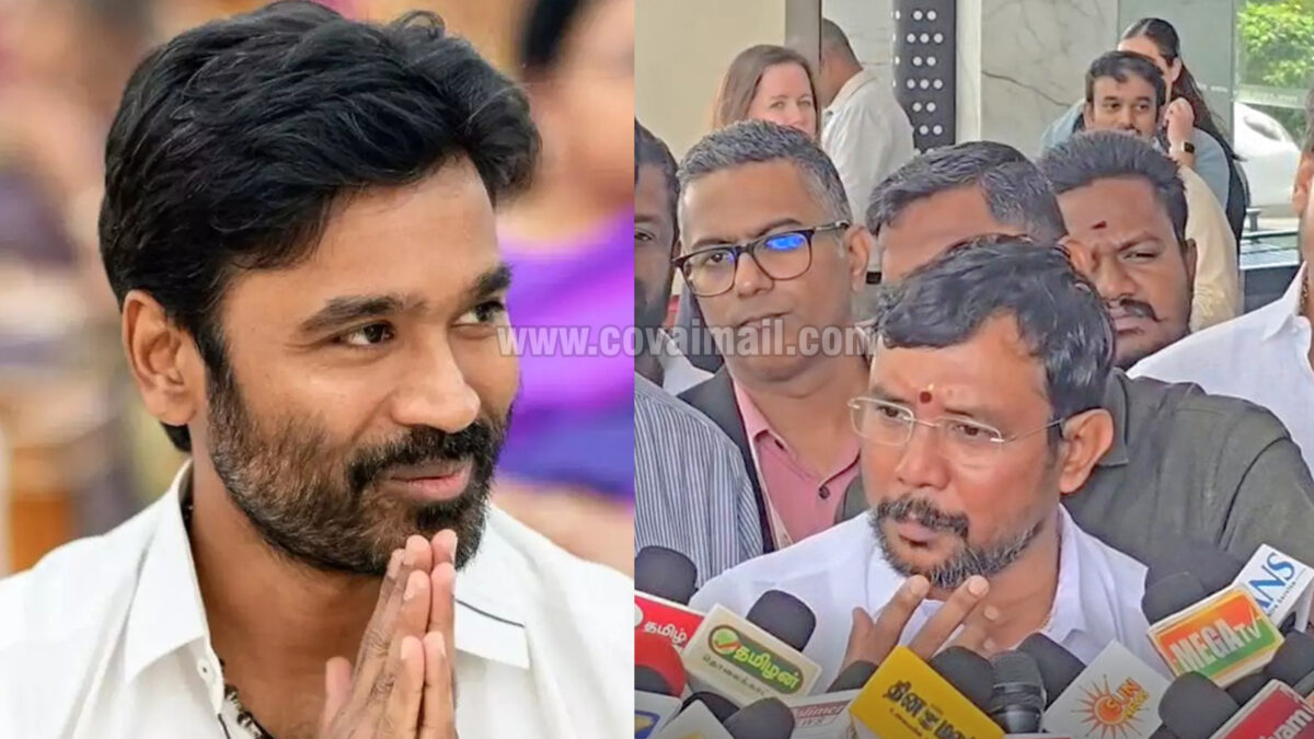 ஜனநாயக நாட்டில் யார் வேண்டுமானாலும் கட்சி தொடங்கலாம்  –  தனுஷ் குறித்த கேள்விக்கு அமைச்சர் சம்பத்குமார் பதில் 