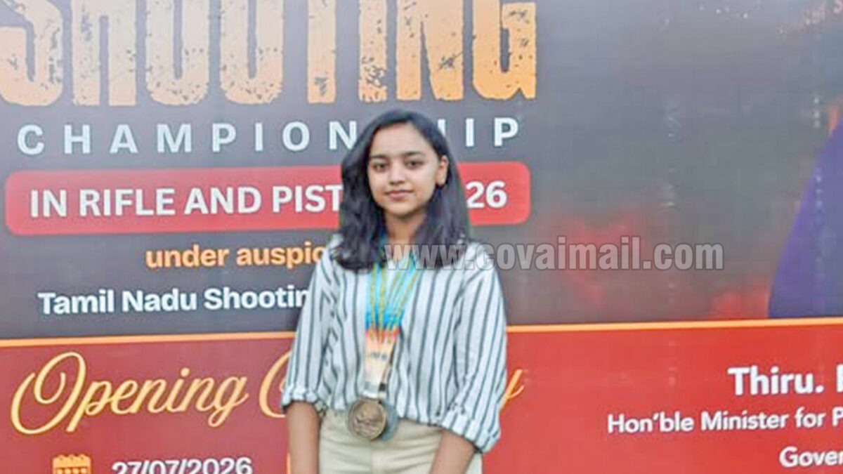 PSGCAS student wins 4 Gold and 2 Silver Medals at State Shooting Championship