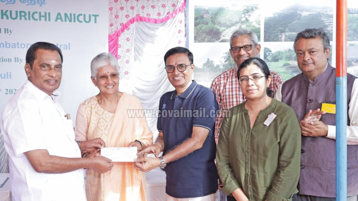 Rotary Central joins hands with Siruthuli for Kurichi Anaicut Rejuvenation Project