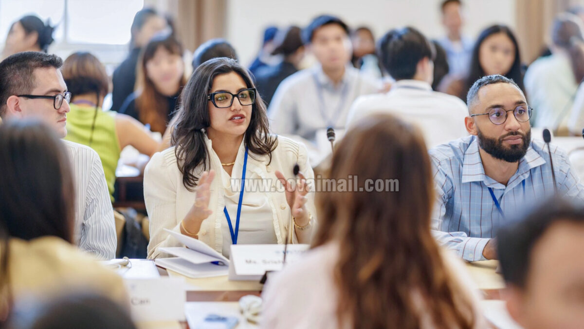 Srisha Mohandoss participates in UN Youth Assembly in Geneva
