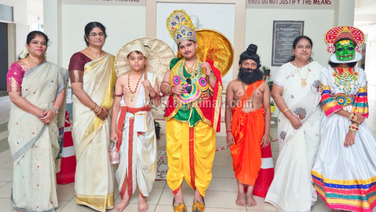 Onam celebration of BVB School