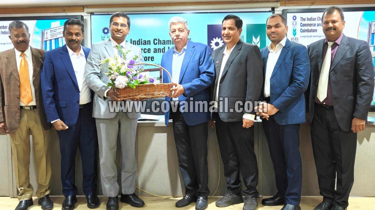 Dorairaj elected new president of ICCI – Coimbatore