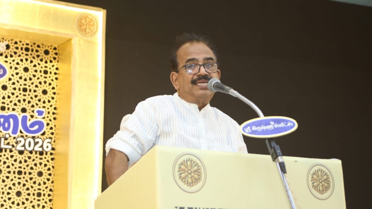 ஸ்ரீ கிருஷ்ணா ஸ்வீட்ஸ் சார்பில் 2ம் நாளாக ‘தமிழ் மணம்’ எனும்  இலக்கியத் திருவிழா