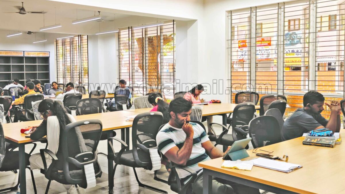 1.03 lakh people utilize Coimbatore Corporation’s Knowledge and Study center so far