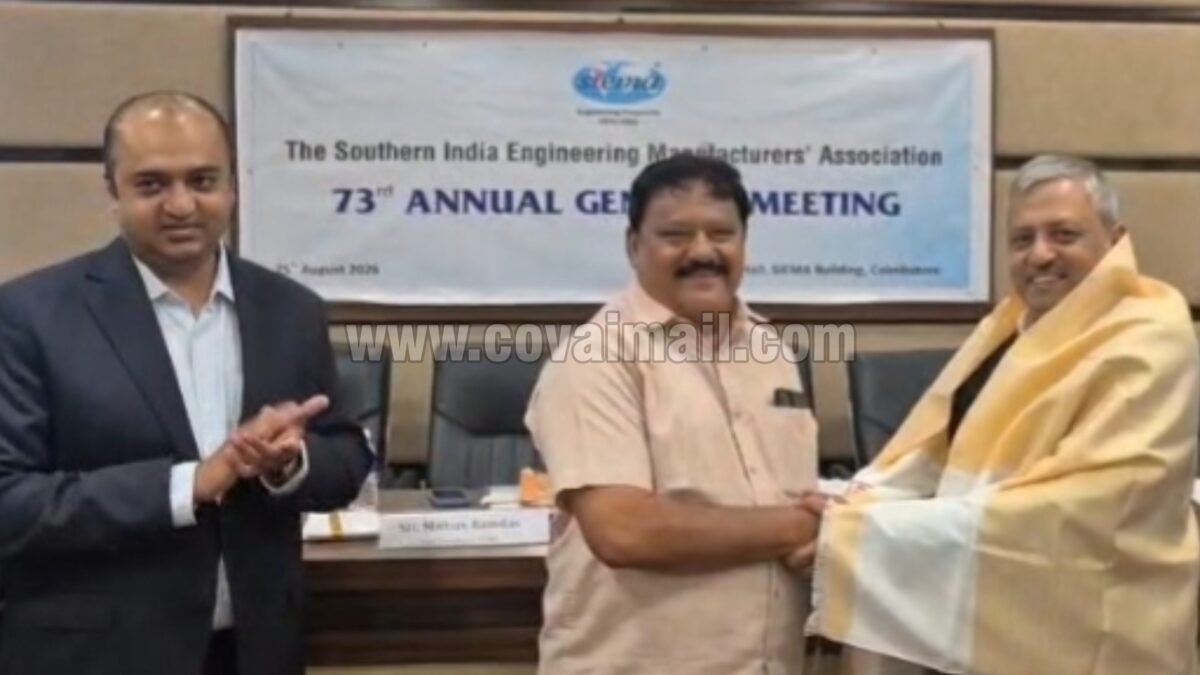 M.A.Sendilkumar named new President of SIEMA