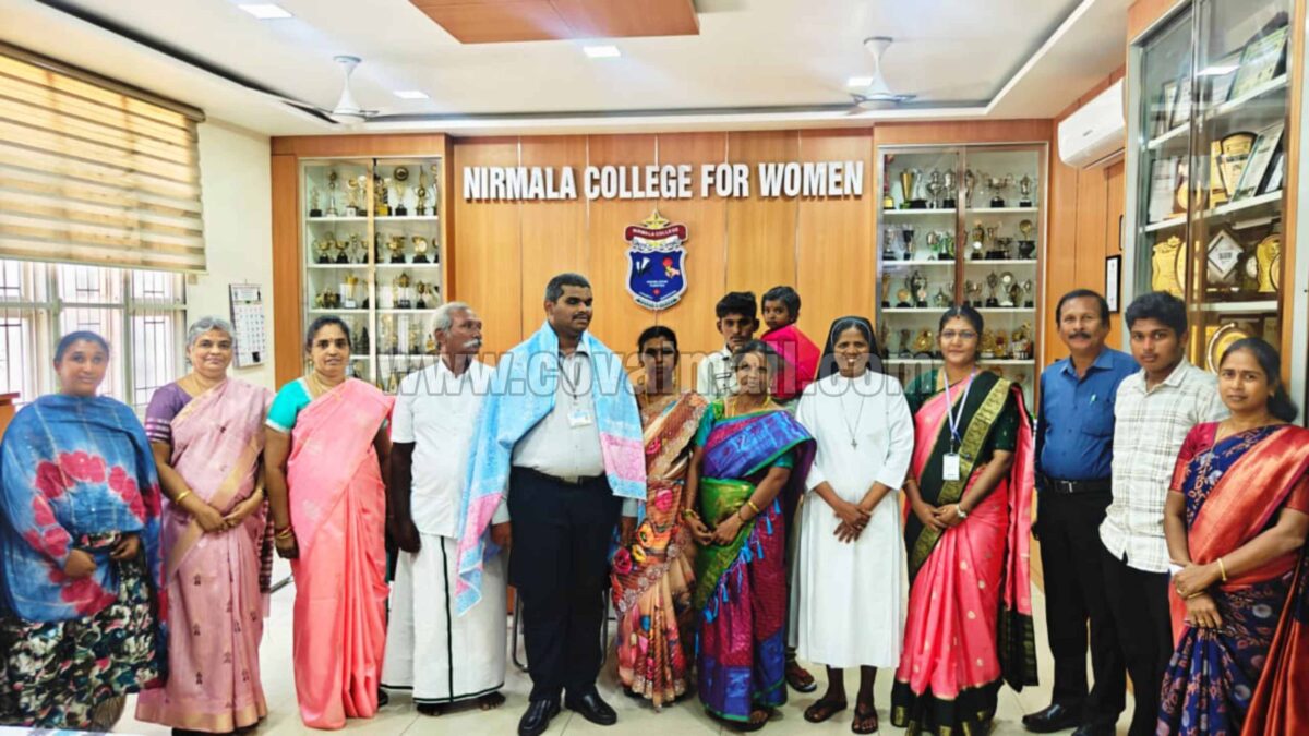 Visually Challenged scholar brings pride to Nirmala College with Doctoral Research
