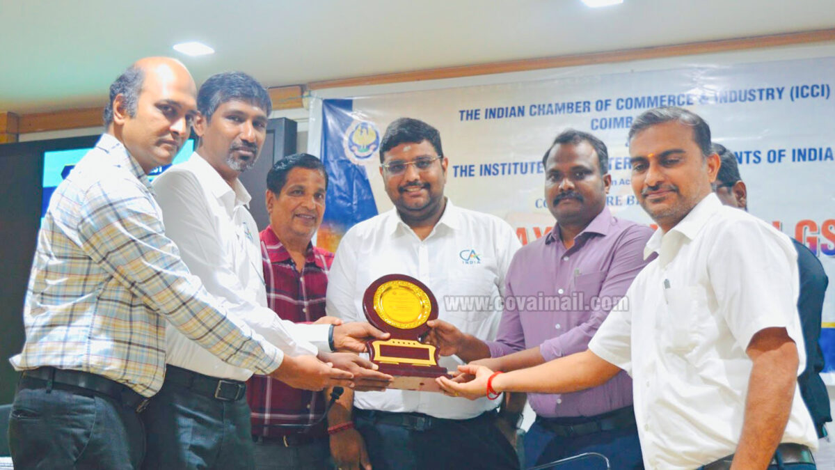 ICAI Coimbatore and Indian Chamber organise GST Seminar for Tax Professionals