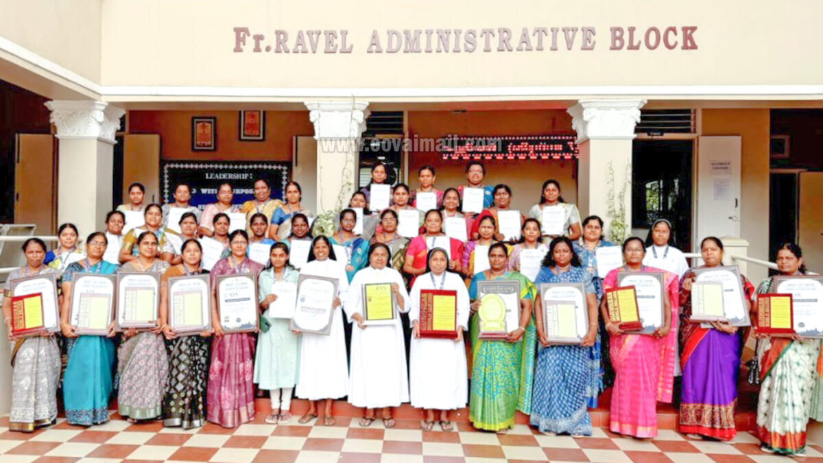 கல்வி ஆராய்ச்சியில் நிர்மலா மகளிர் கல்லூரி சாதனை