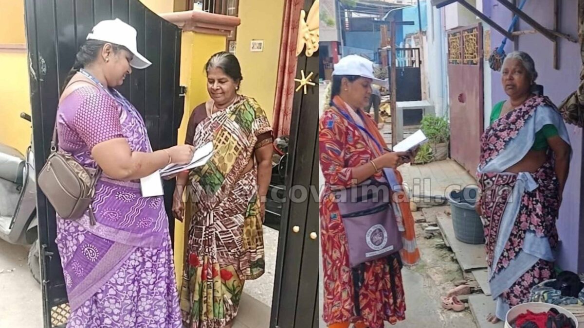 மக்கள் தொகை கணக்கெடுப்பு பணிகள் கோவையில் ஜோராக ஆரம்பம்