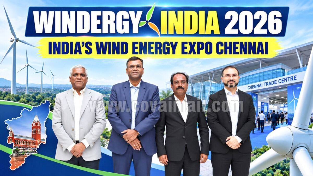 Windergy India 2026 set for October 7–9 at Chennai Trade Centre