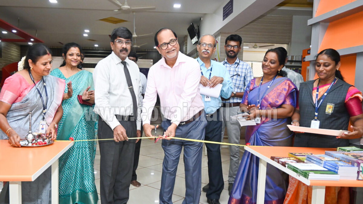 3-day book expo inaugurated at Hindusthan College; to be held from Sept. 23 to 25