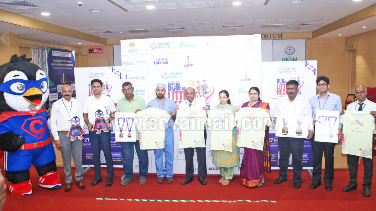 ‘Va Nanba Odalam’: GKNMH’s Run for Little Hearts set for Sept 27  T-shirt & Medal Unveiled
