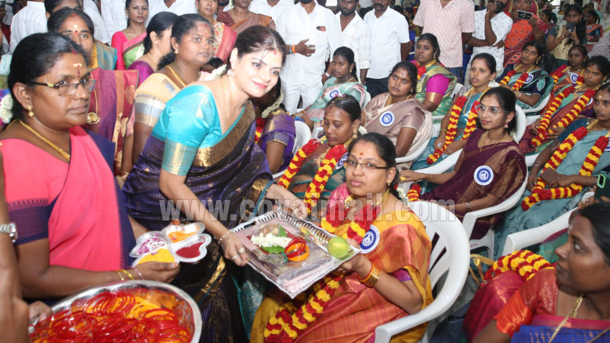 மனநிம்மதியான கர்ப்ப காலம் முக்கியமானது  – சமுதாய வளைகாப்பு விழாவில் கனிமொழி எம்.எல்.ஏ பேச்சு