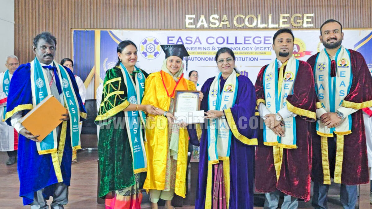 EASA College holds 14th Annual Convocation; honours rank holders