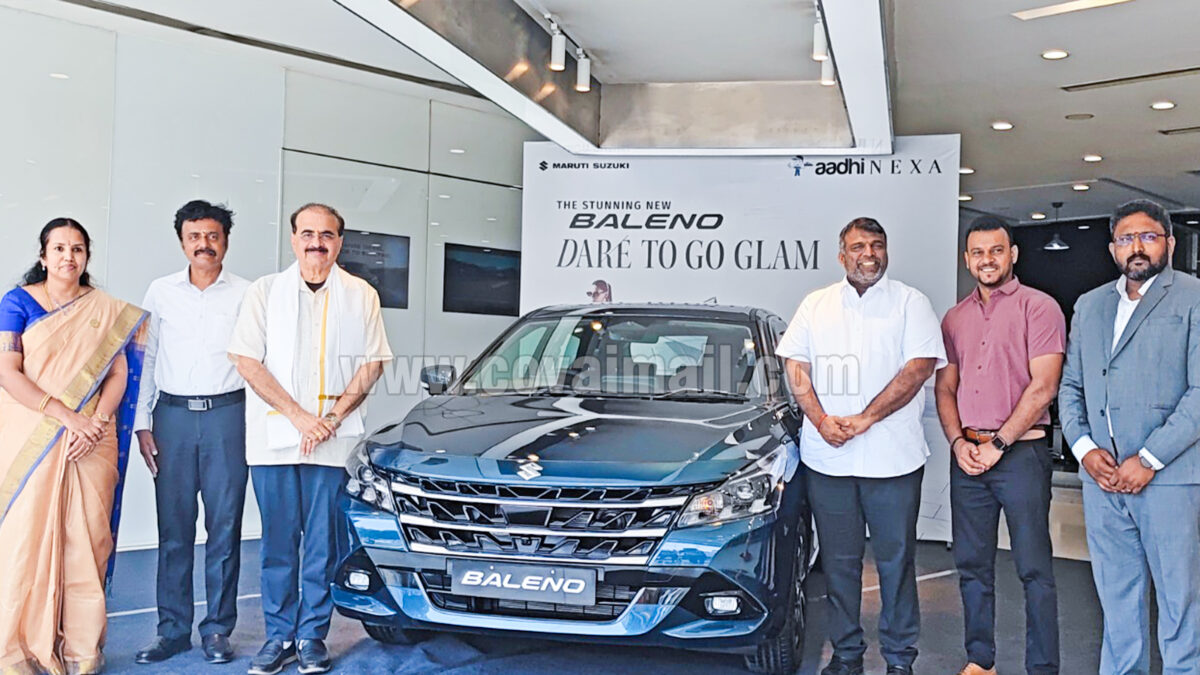 ஆதி நெக்ஸா ஷோரூமில் புதிய பலேனோ கார் அறிமுகம்