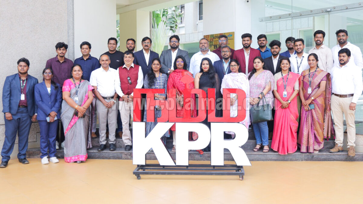 கே.பி.ஆர். கல்லூரியில்  செயற்கை நுண்ணறிவு தொழில்நுட்ப நிறுவனர்கள் மாநாடு