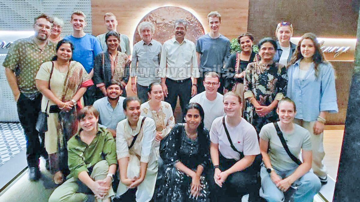 Germany Students Visit PSG Institute of Management; Managing Trustee interacts with them
