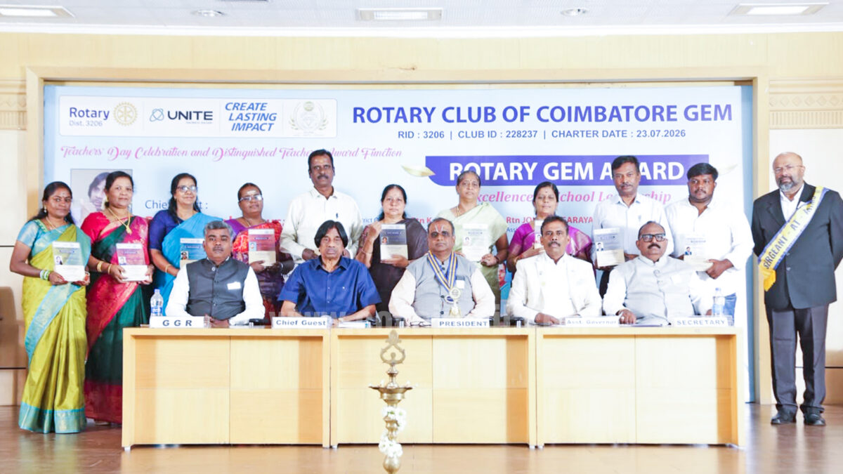 Rotary GEM honors teachers; inducts new members