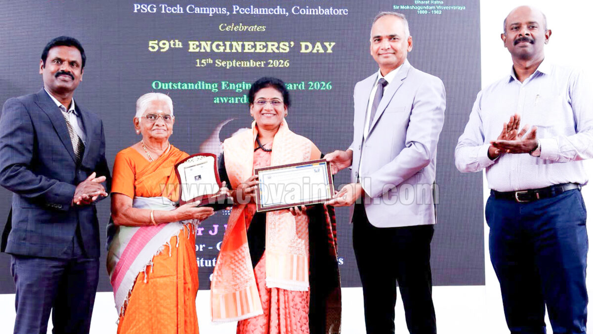Kanchana honoured with Outstanding Engineer Award 2026