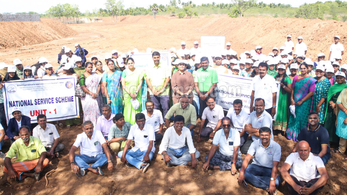 Great Initiative to Restore Koushika:  Rotary Gaalaxy & Kousika NeerKarangal plant 15000 + palmyra seeds