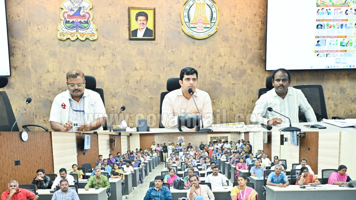 டெங்கு, உண்ணி காய்ச்சல் தடுப்பு நடவடிக்கை;  பள்ளி, கல்லூரிகளுக்கு விழிப்புணர்வு பயிற்சி முகாம் 