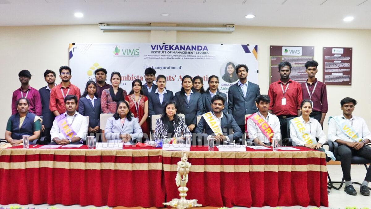 VIMS inaugurates CAMBISTA students’ association