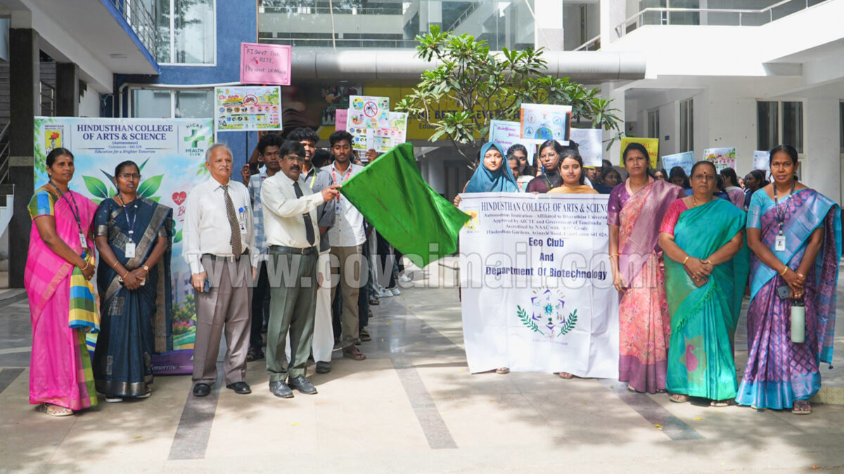 Hindusthan College organises dengue awareness rally to promote healthy and clean surroundings