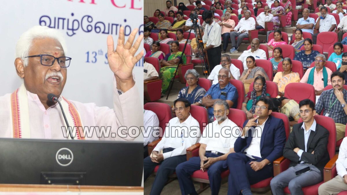 நோயில் இருந்து வேகமாக மீண்டு வர உதவுவது மருத்துவமும் அன்புமே – கே.எம்.சி.ஹெச் ரோஸ் தினத்தில் சுகிசிவம் சிறப்புரை