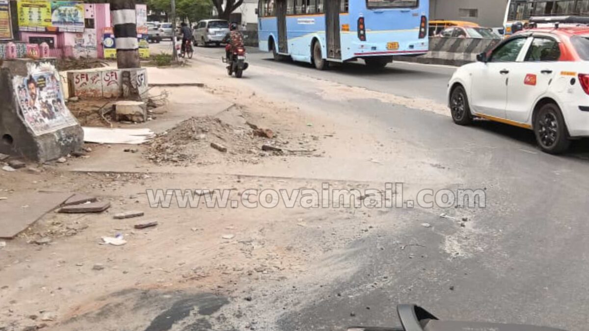 விமன்ஸ் பாலிடெக்னிக் அருகே சாலை சீரமைப்பு உடனே தேவை!