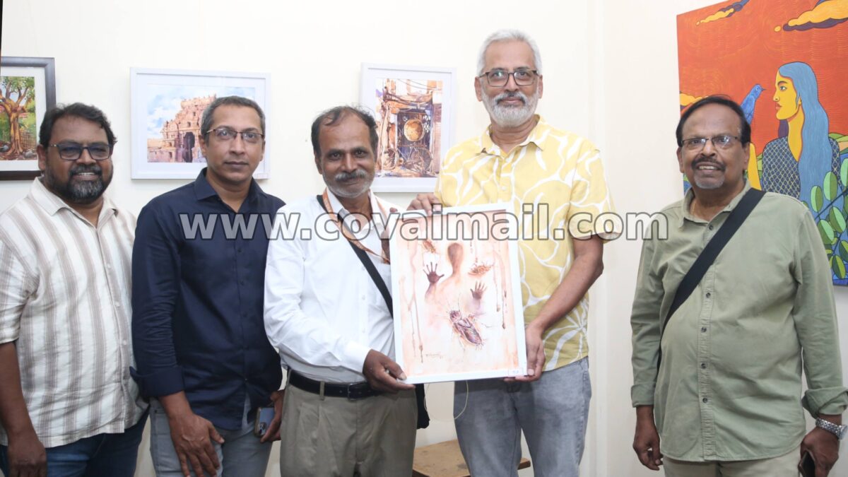 Chithrakala Academy organizes Annual Art Exhibition; Cockroach steals the show