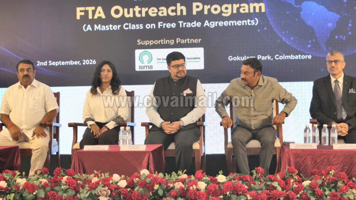 Benefits of FTA briefed to Textile exporters in Coimbatore Cluster