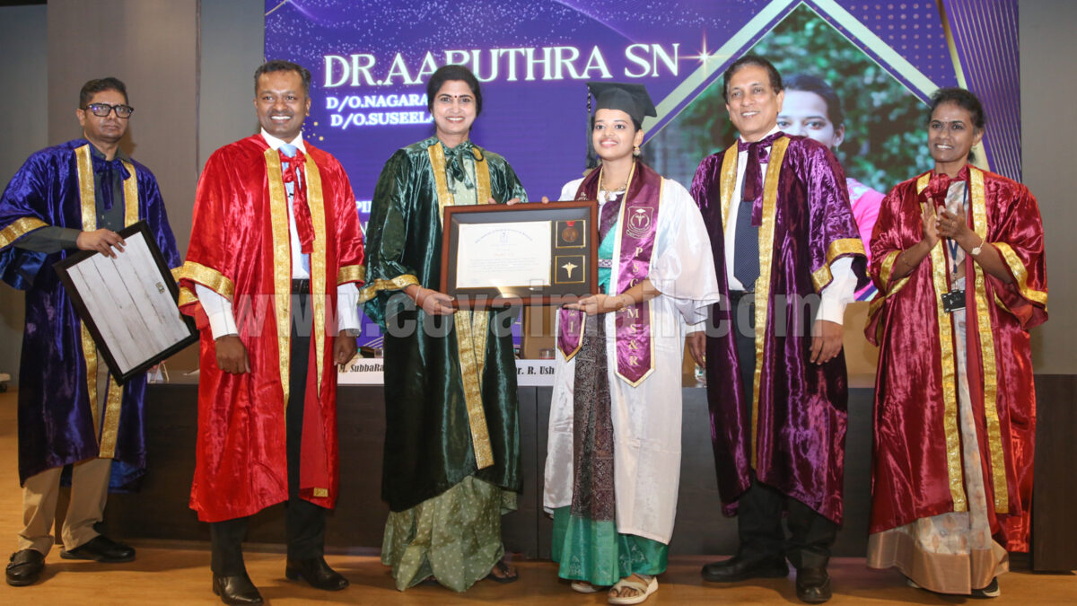 PSG IMSR holds 34th Graduation Ceremony