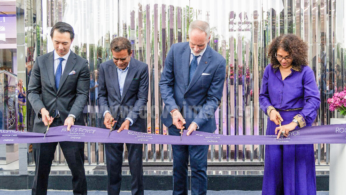 Rolls-Royce Motor Cars opens new luxury showroom in Chennai; new showroom offers an exclusive bespoke commissioning experience for clients across Chennai and southern India